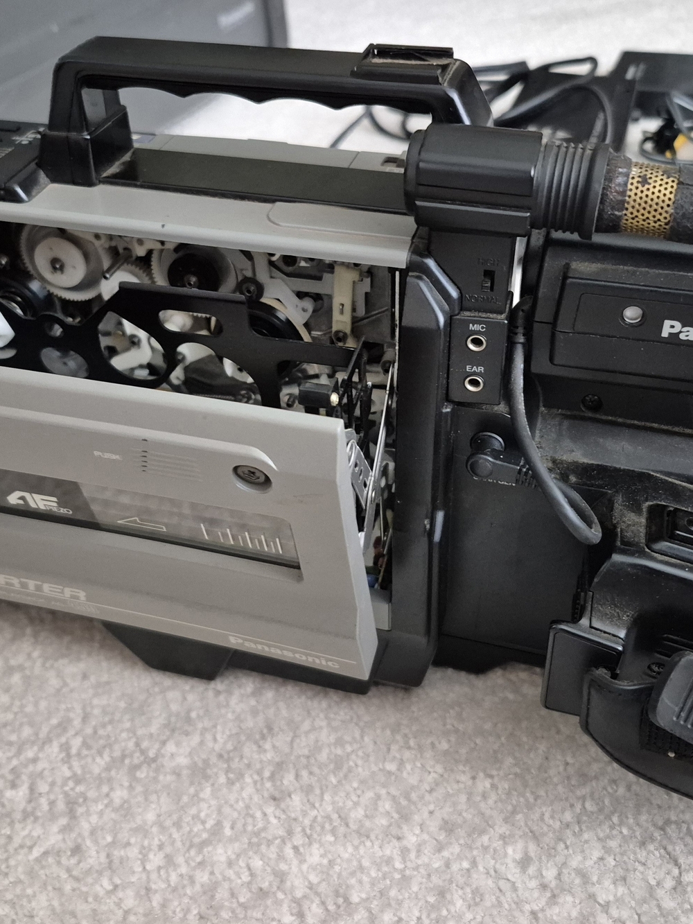 Panasonic Black Portable Camcorder VHS-C Player